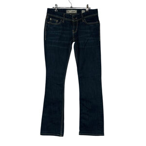 BKE Women's Boot Cut Jeans - Dark Blue
